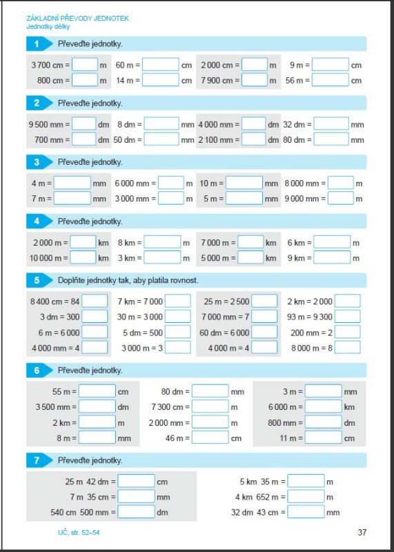 Pracovni Listy Matematika K Vytisknuti