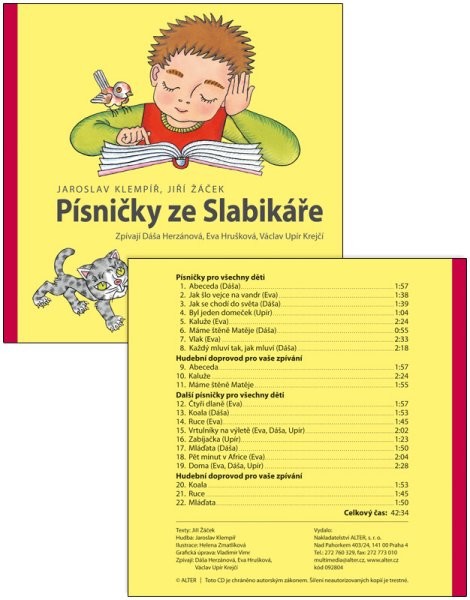 Písničky ze Slabikáře Jiřího Žáčka - audio CD