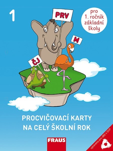 Procvičovací karty na celý školní rok 1.r. - pro děti s SVP