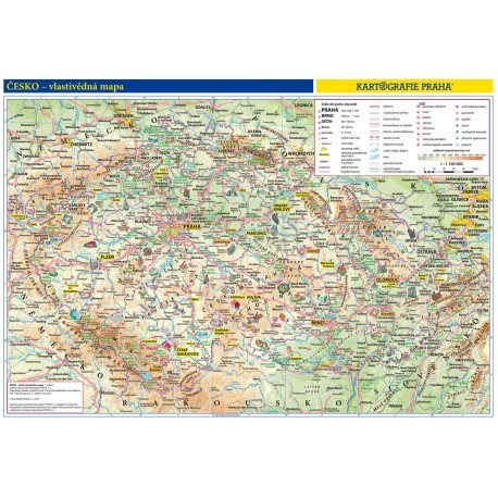 Česko - příruční vlastivědná mapa (lamino)