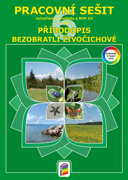 Přírodopis 6.r. 2.díl - Pracovní sešit barevný (Bezobratlí živočichové)