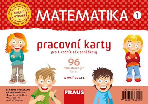 Matematika 1.r. ZŠ - Pracovní karty (nová generace)