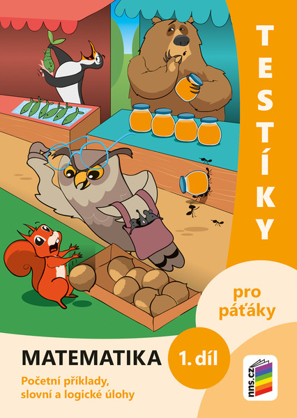 Testíky pro páťáky - Matematika 1.díl (barevný pracovní sešit)