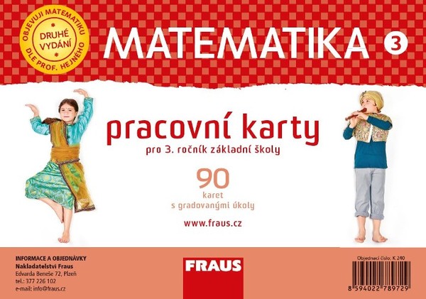 Matematika 3.r. ZŠ - Pracovní karty (nová generace)