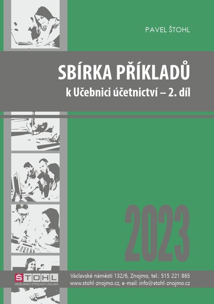 Sbírka příkladů k učebnici Účetnictví 2023 - 2. díl