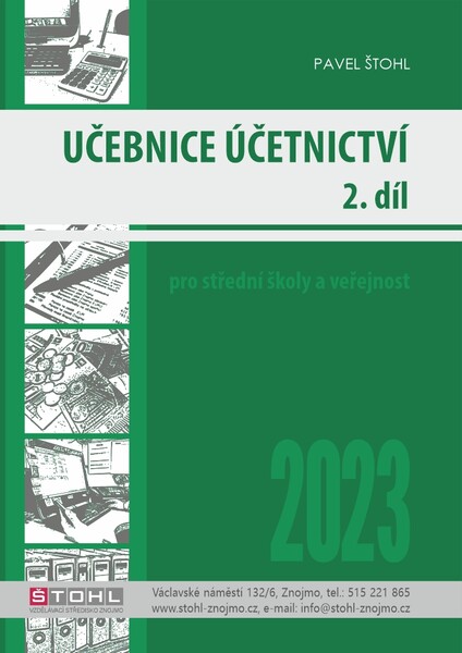 Učebnice Účetnictví pro SŠ a veřejnost 2023 - 2. díl