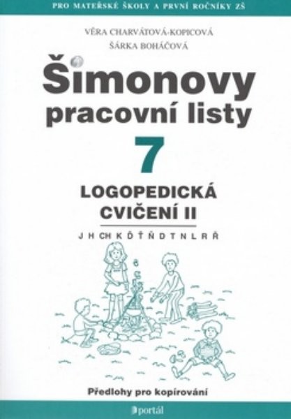 Šimonovy pracovní listy 7 - logopedická cvičení II