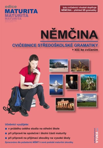 Němčina - cvičebnice středoškolské gramatiky + klíč ke cvičením