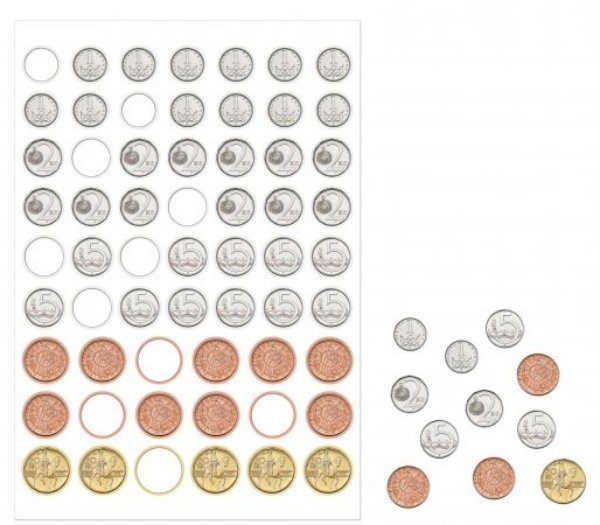 Matematika se Čtyřlístkem 1 - Sada příloh - Peníze