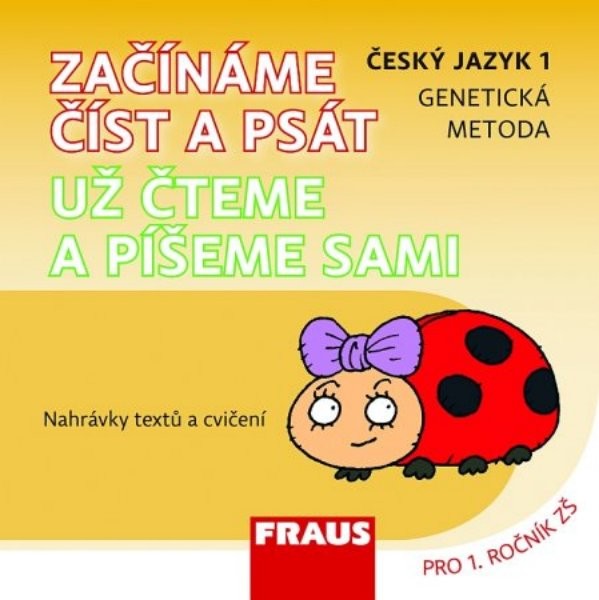 Český jazyk 1.r. ZŠ Genetická metoda - audio CD