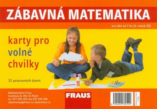 Zábavná matematika 2.r. - karty pro volné chvilky